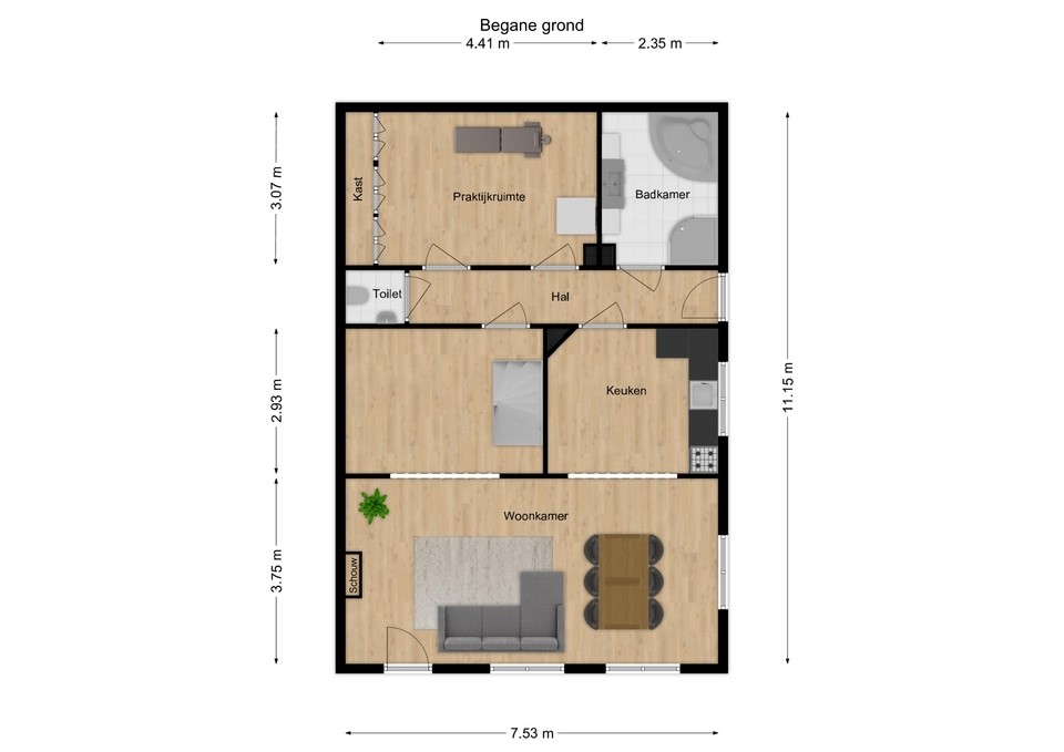 mediumsize floorplan